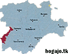 Situacin de Las Arribes en Castilla y Len. Pincha para ver un mapa con las comarcas de la provincia salmantina.